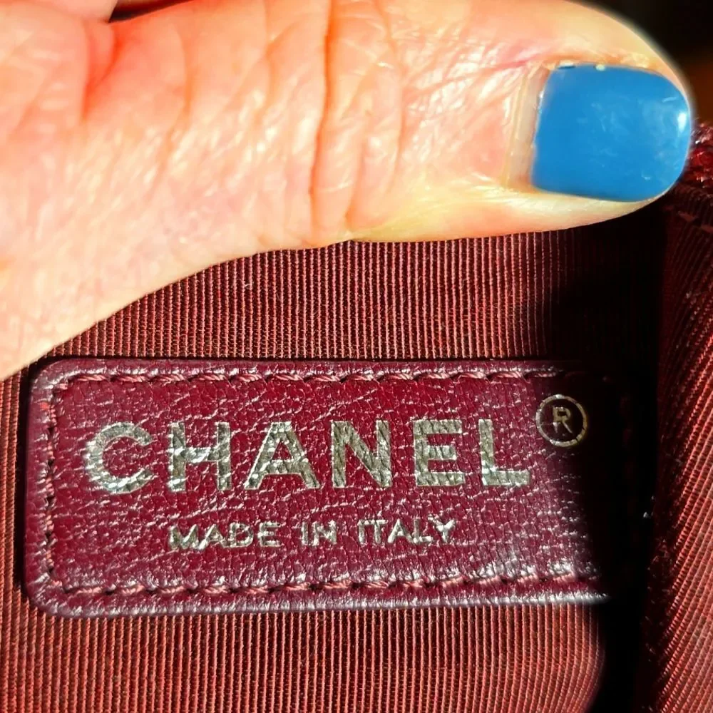 Chanel Authenticate Boy Bag Green Ombre,Gun Metal Hardware! Excellent Condition